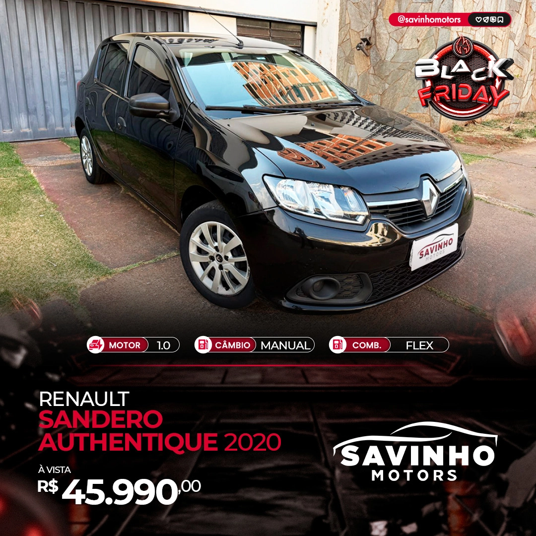 Sandero Preto 20 DTV-8909