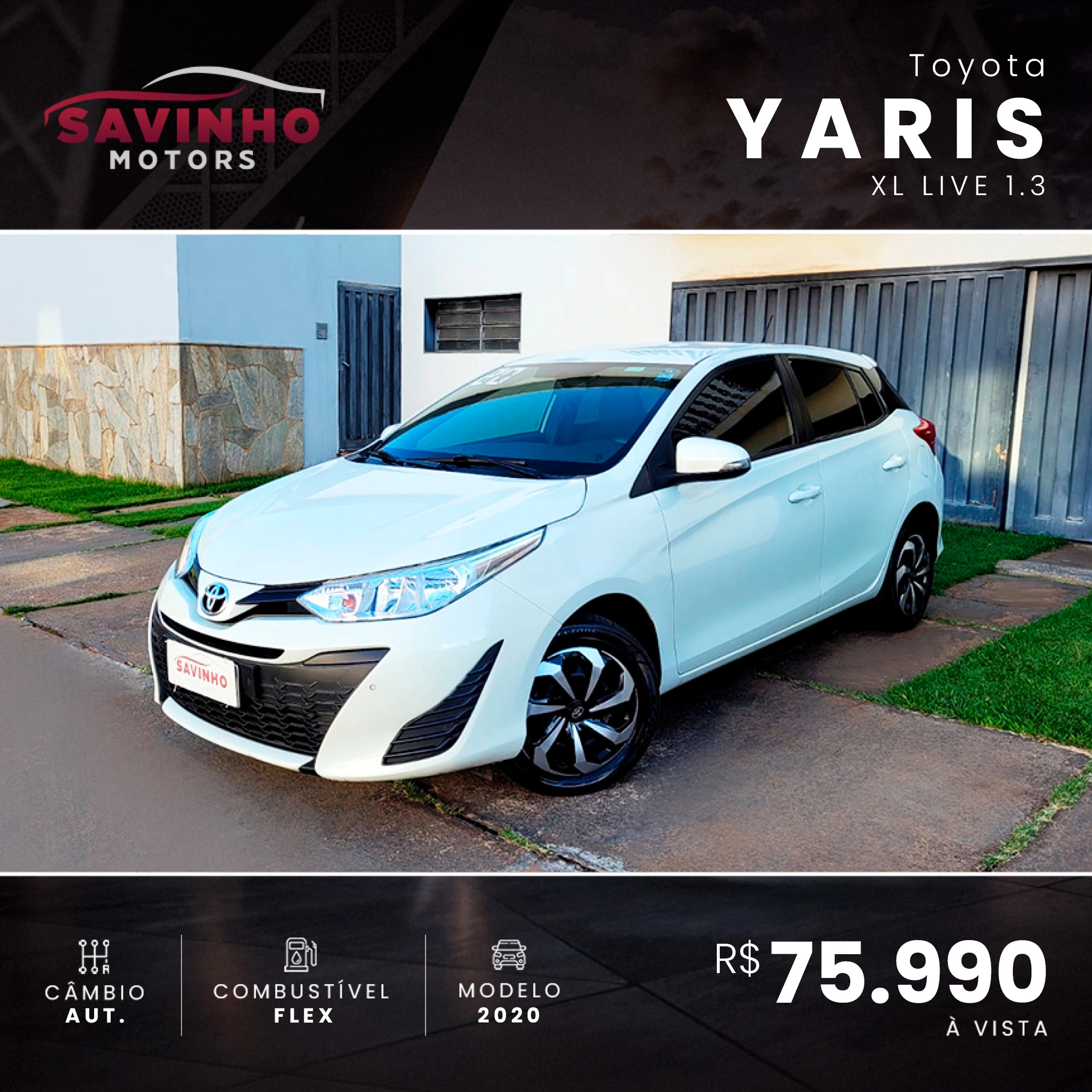 Yaris Branco 20 - RIP-0A04