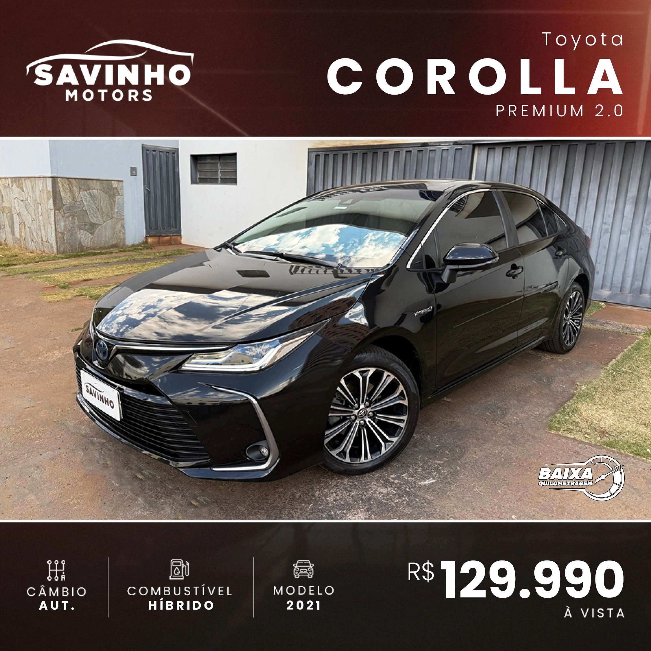 Corolla Preto 21 - FZK-9C48