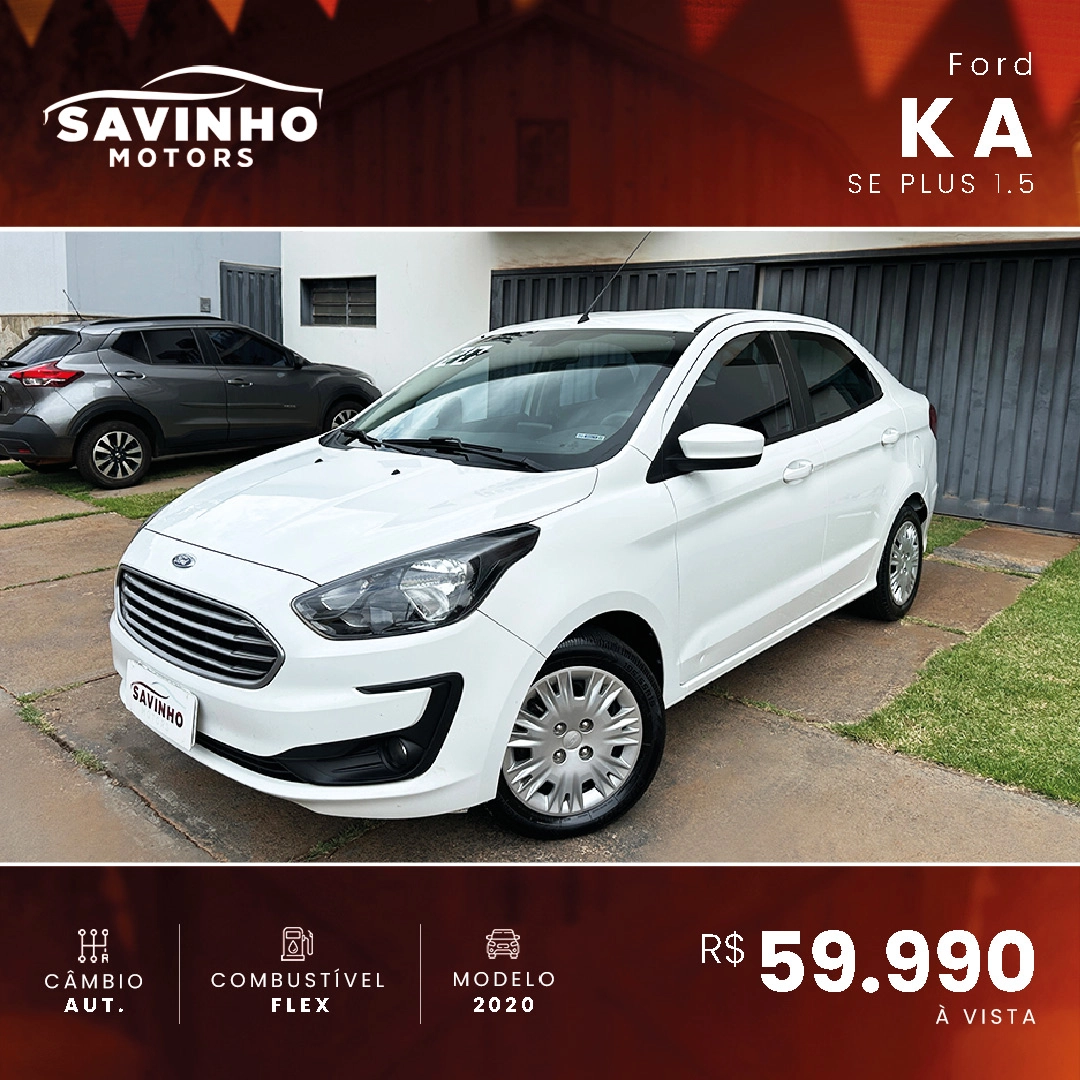 Ka Sedan Branco 20 - QUQ-6408