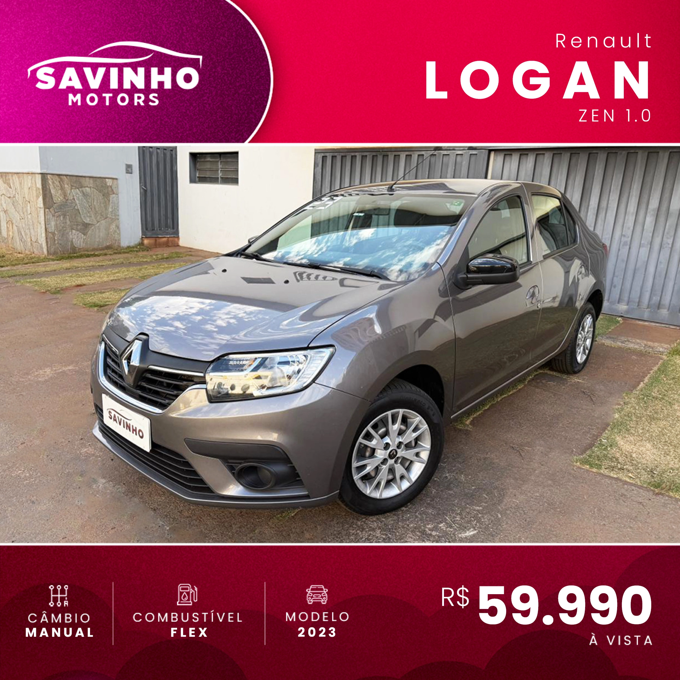 Logan Cinza 23 - RTT-9F89