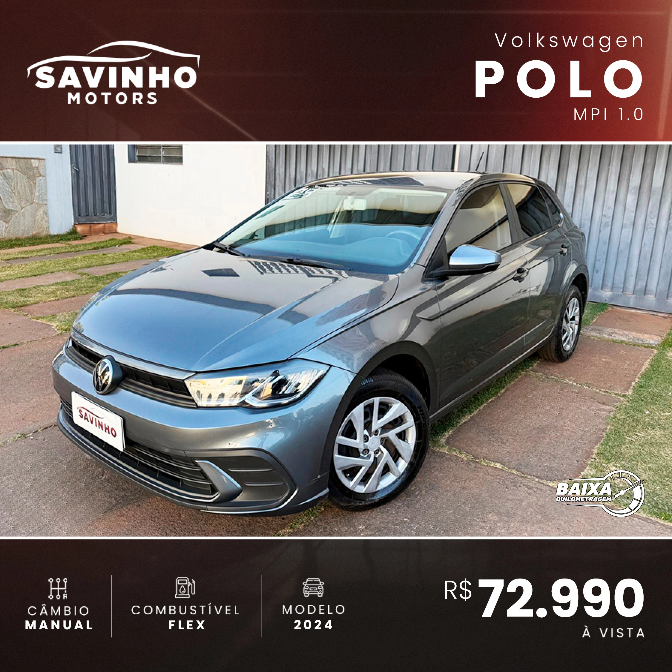 Polo Cinza 24 SSW-0H28