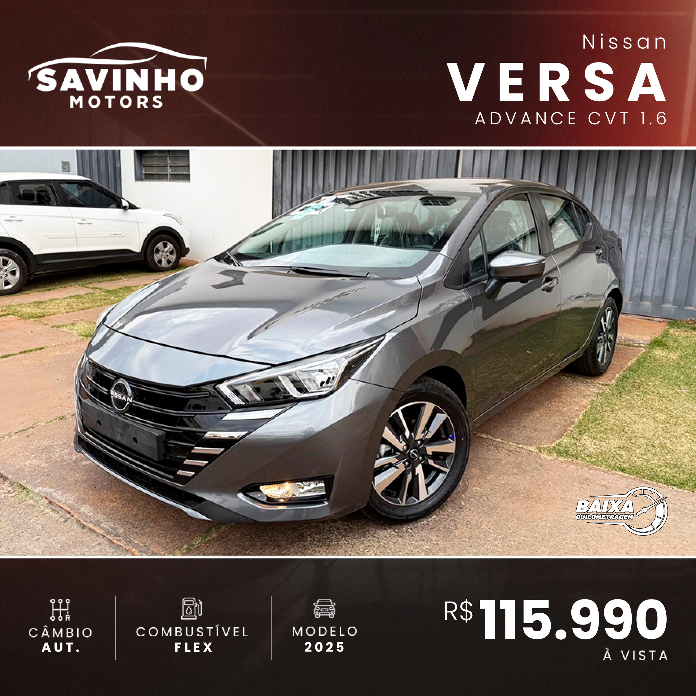 Versa Cinza 25 TMF-0A96